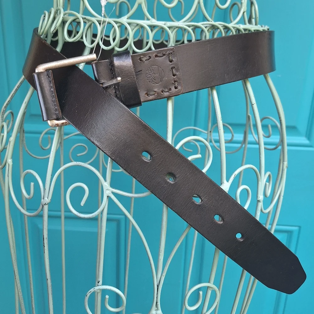 Genuine Leather Belt Western Belt Timberland Belt Real Leather 32 - Picture 10 of 17